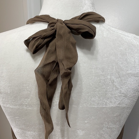 NWOT-Silk halter dress. Size 12 $60 - Picture 3 of 10